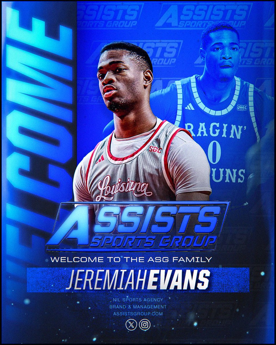 Welcome to the ASG Family <a href="/jeremiahevans25/">jeremiah Evans</a> 

NIL Representation📈