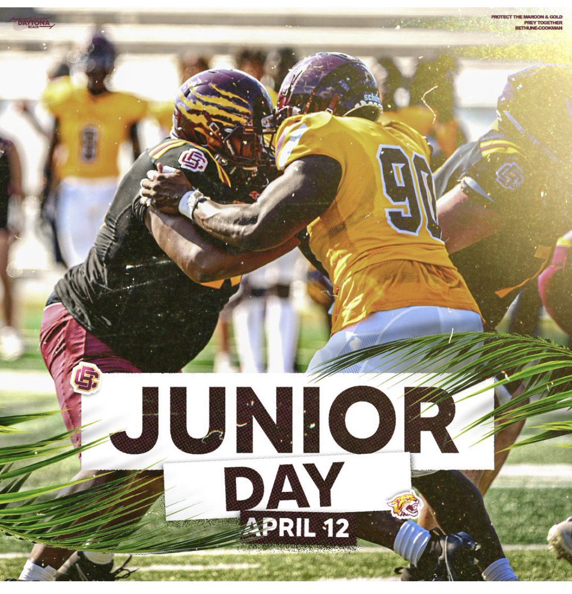 ExJoseph07's tweet photo. Will be at  Bethune Cookman April 12,  for Junior day ‼️ @BCUGridiron https://t.co/AdM0l0N9th