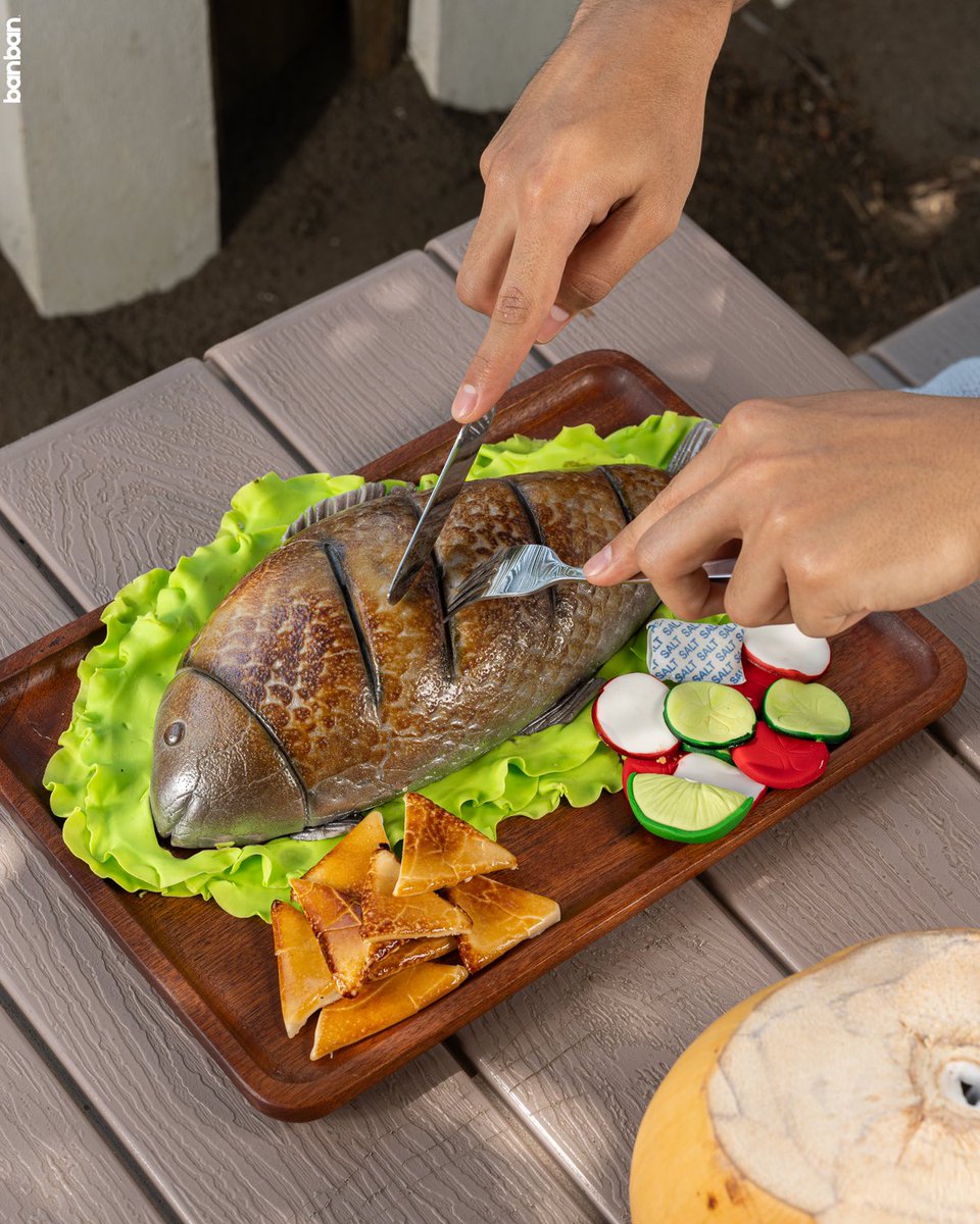 El pastel de los de La Libertad... 🌊🏝️🐟