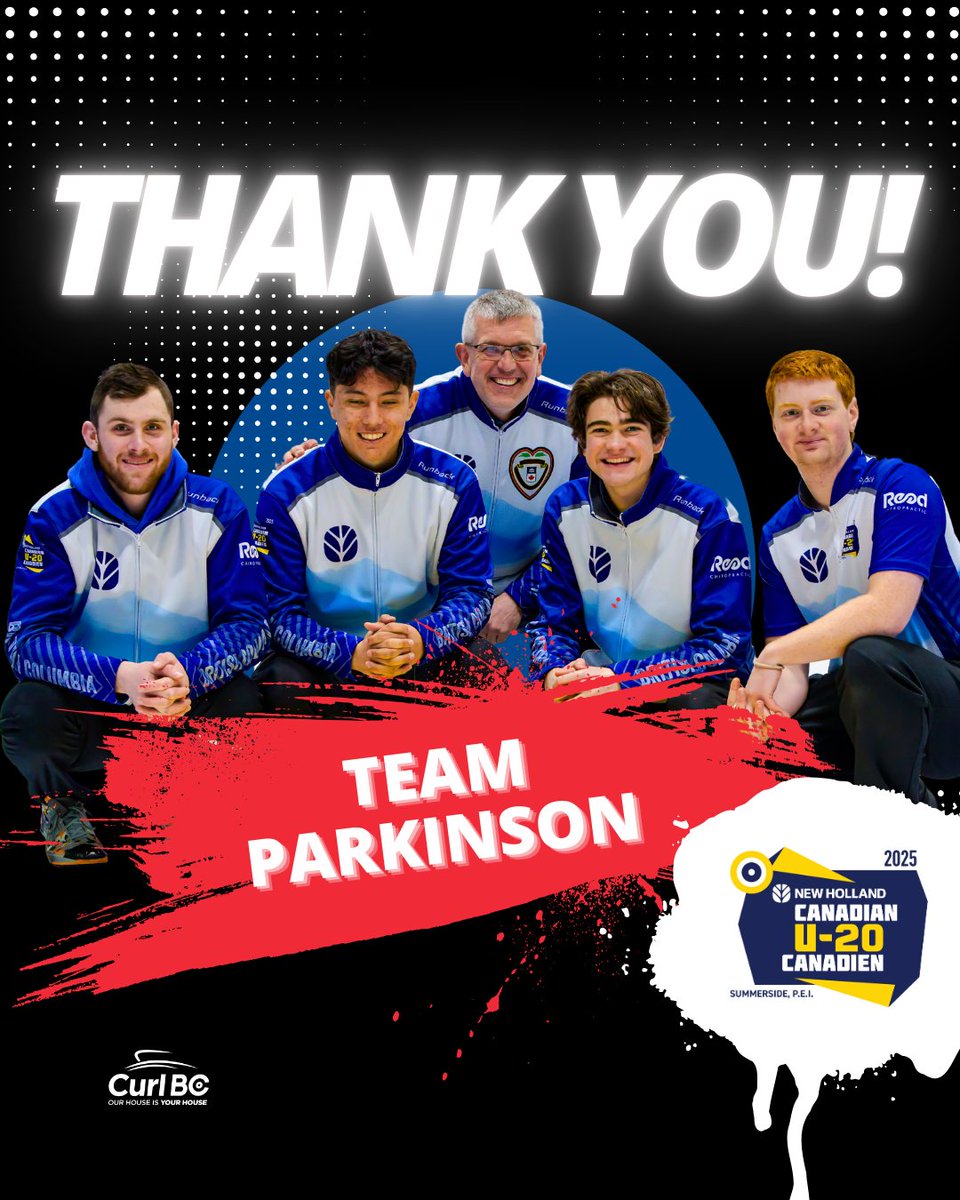 CurlBC's tweet photo. π Team Hrynew and Team Parkinson THANK YOU for representing BC well in the U20 Nationals!
We are very proud of you! ππ #GoBCGo
πΈ Curling Canada https://t.co/6NSfAPMBZN