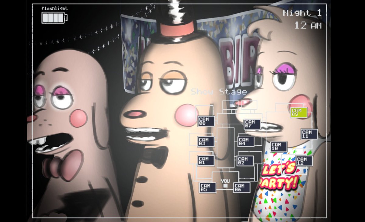 Ch4rlieZip's tweet photo. 🚨The first teasers for the upcoming Five Nights at Dog Varon 2 game have been revealed. Are you going to play it?  

More Info here: https://t.co/FMJlkJ7Eaw

#robotdreams #DogVaron https://t.co/f4APoV7cdi