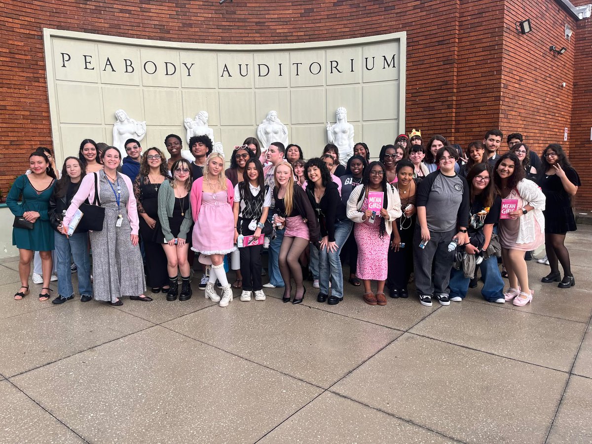 Stefanie Tsompanidis (@stefanietsompa2) on Twitter photo We absolutely loved the Broadway Tour of Mean Girls!
Thank you to Volusia County Arts and The Peabody Foundation for your generosity! <a href="/DHSHappenings/">Deltona High School Happenings</a> <a href="/DHSTroupe4376/">Deltona HS Midnight Moon Theatre-Troupe 4376</a> We absolutely loved the Broadway Tour of Mean Girls!
Thank you to Volusia County Arts and The Peabody Foundation for your generosity! <a href="/DHSHappenings/">Deltona High School Happenings</a> <a href="/DHSTroupe4376/">Deltona HS Midnight Moon Theatre-Troupe 4376</a>