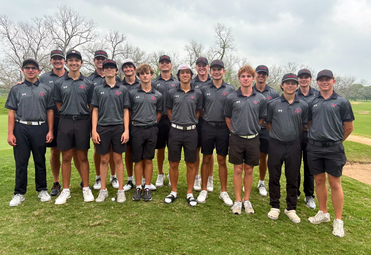 LTCavGolf's tweet photo. Cavs finish 2nd 🥈 and 4th at District and are Regional Bound‼️ A lot of Cavaliers in the top 10 including Tyler Neidel who had an ALBATROSS on #18 to finish even for the day. Next stop San Antonio! #JAMODI
 @ltisdschools @CoachHankCarter @DrinkwaterLT https://t.co/SVTSaIlGzh