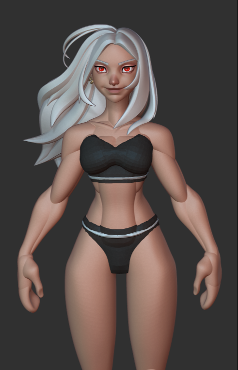 Roanna_0's tweet image. Little study I did this afternoon
based on the concept of Jie Chen