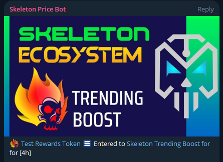 Test Rewards Token tweet media