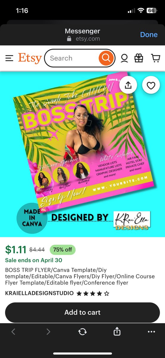 I’m having a BIG SALE in my Etsy shop right now!!! 
Etsy.com/shop/kraiellad…

#canvatemplates #flyertemplates #etsysale #premadegraphics