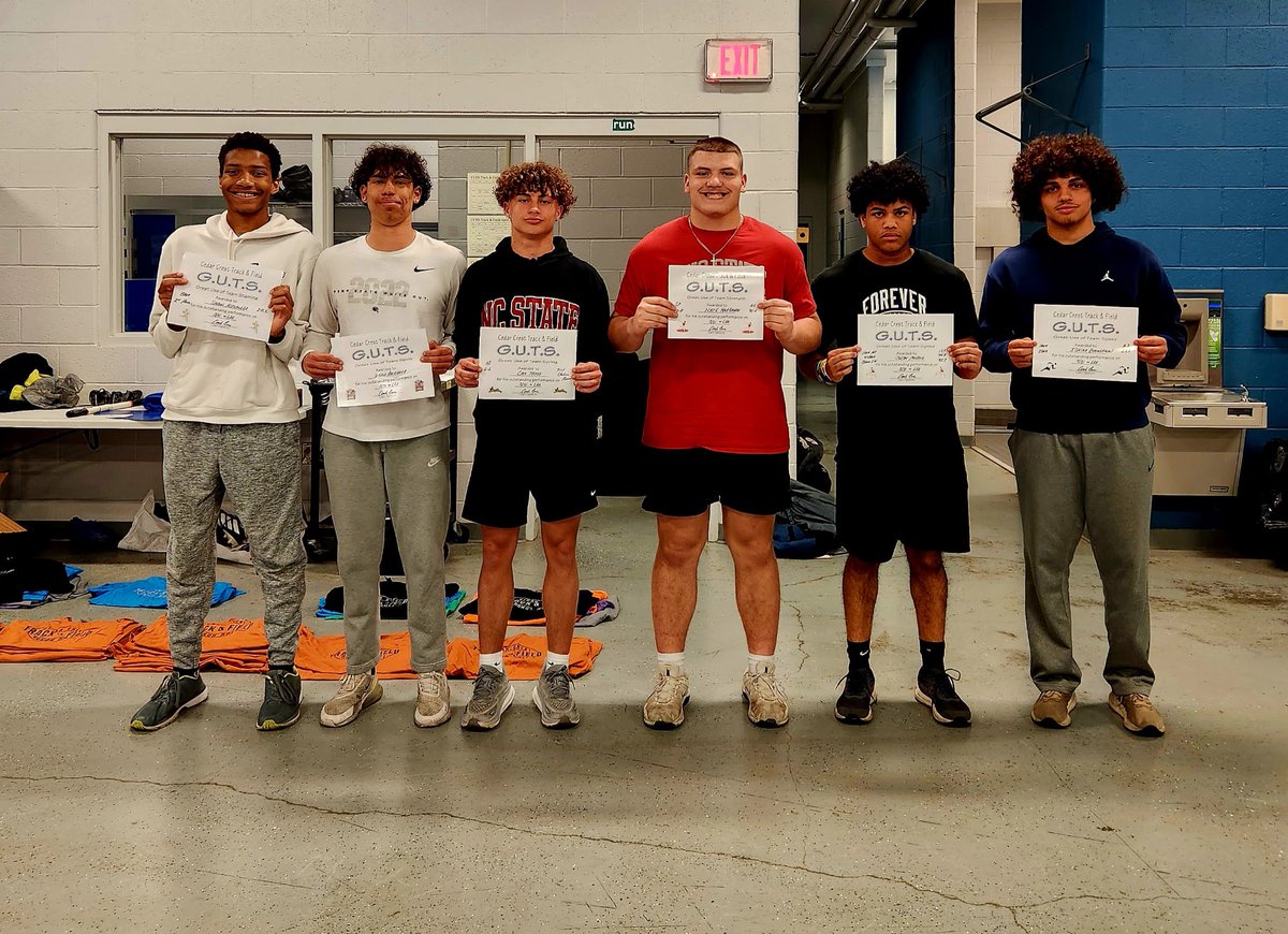 GUTS (Great Use of Team Spirit, Strength, Stamina, Spring, Speed) vs Lebanon - Alexander, Rodriguez, Tirado, Harbaugh, Moreno, &amp; Zimmerman. 🧱