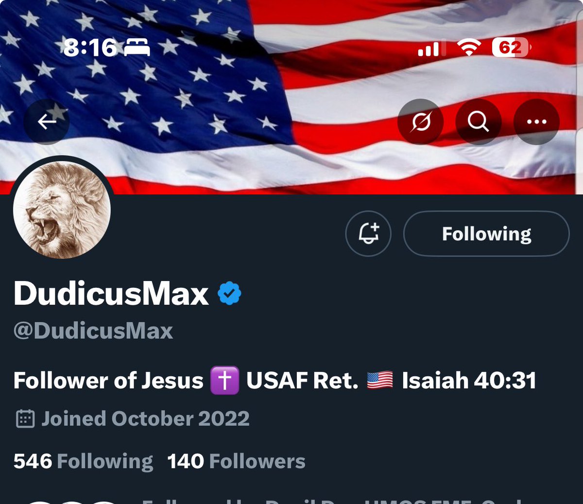 Can we get this Air Force VETERAN to 250 and beyond? 🫡 

<a href="/DudicusMax/">DudicusMax</a>