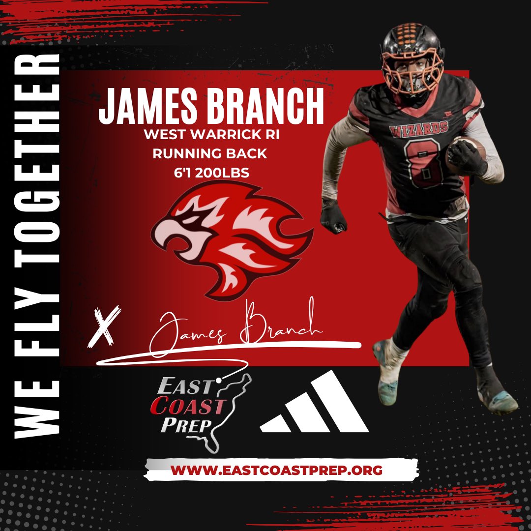JamesBranchIV's tweet photo. I am very thankful and bless to announce i will be attending East Coast Prep for post graduation szn 🙏🏽#AGTG @ECP_Football @Abaskerville_7 @Flyyneil @CoachDunbar_ https://t.co/TgD6X3UYXE