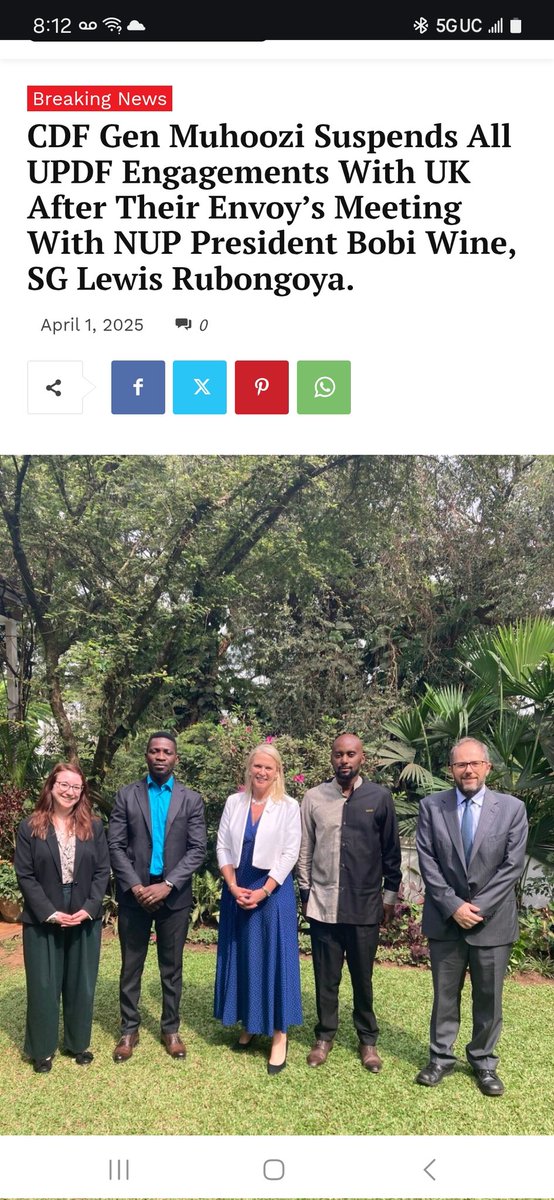 Most of Africa's conflicts are caused by Western powers. No African country can do this in the Western world. The British government is in Uganda at the courtesy of the Ugandan government. Why doesn't Europe let Africa sort out its own conflicts?