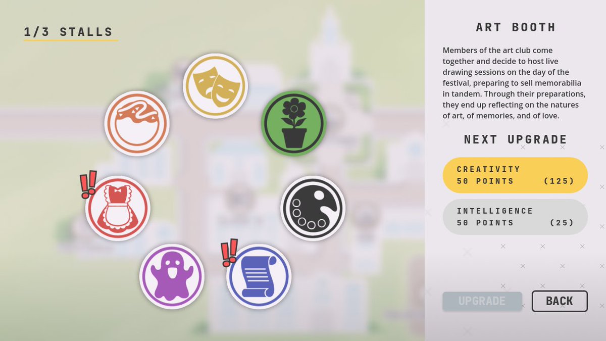 voxenfelle's tweet image. [✨GAME RELEASE✨]

Happy April Fools, except this one isn&apos;t a joke! 

Help students build stalls and prepare for the school festival in Voxenfelle Academy: School Festival Diary. Featuring 46 CGs, 7 minigames, and 2-4 hours of playtime!

DOWNLOAD: shuttlefrog.itch.io/vfasfd #vfasfd