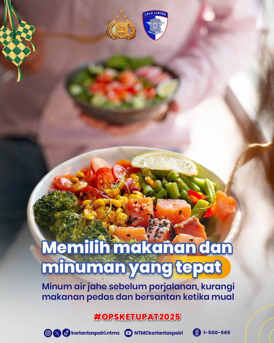 NTMCLantasPolri's tweet image. Disini siapa yang suka mabuk perjalanan saat mudik? Merapat-merapat, kita kasih tips nih biar perjalanan mudik tetap nyaman!

#opsketupat2025
#MudikAman 
#TipsMudik 
#MabukPerjalanan
#polantashadiruntuknegeri
#NTMCPolri
#KorlantasPolri
#Korlantas
#Polantas
#PolisiLalulintas