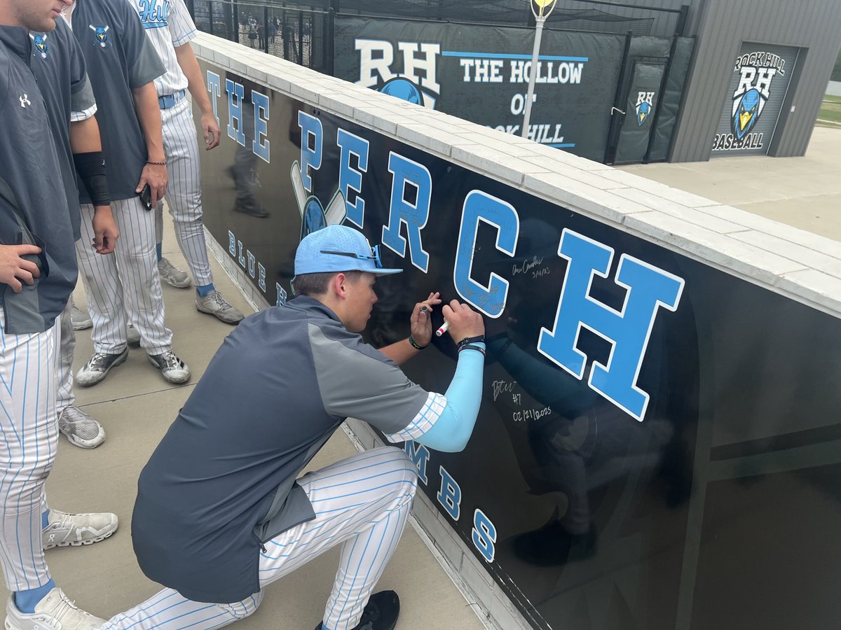 Terry Mouton (@eastngat) on Twitter photo A couple of Bombs dropped at The Hallow!!! Signing the banner Bammer and CRoy! <a href="/RockHillBasebll/">Rock Hill Baseball</a> are on a roll! Big WIN tonight! #BCM #RockSolid <a href="/RockHillHS/">Rock Hill High School</a> <a href="/RockHillMedia/">Rock Hill Media</a> A couple of Bombs dropped at The Hallow!!! Signing the banner Bammer and CRoy! <a href="/RockHillBasebll/">Rock Hill Baseball</a> are on a roll! Big WIN tonight! #BCM #RockSolid <a href="/RockHillHS/">Rock Hill High School</a> <a href="/RockHillMedia/">Rock Hill Media</a>