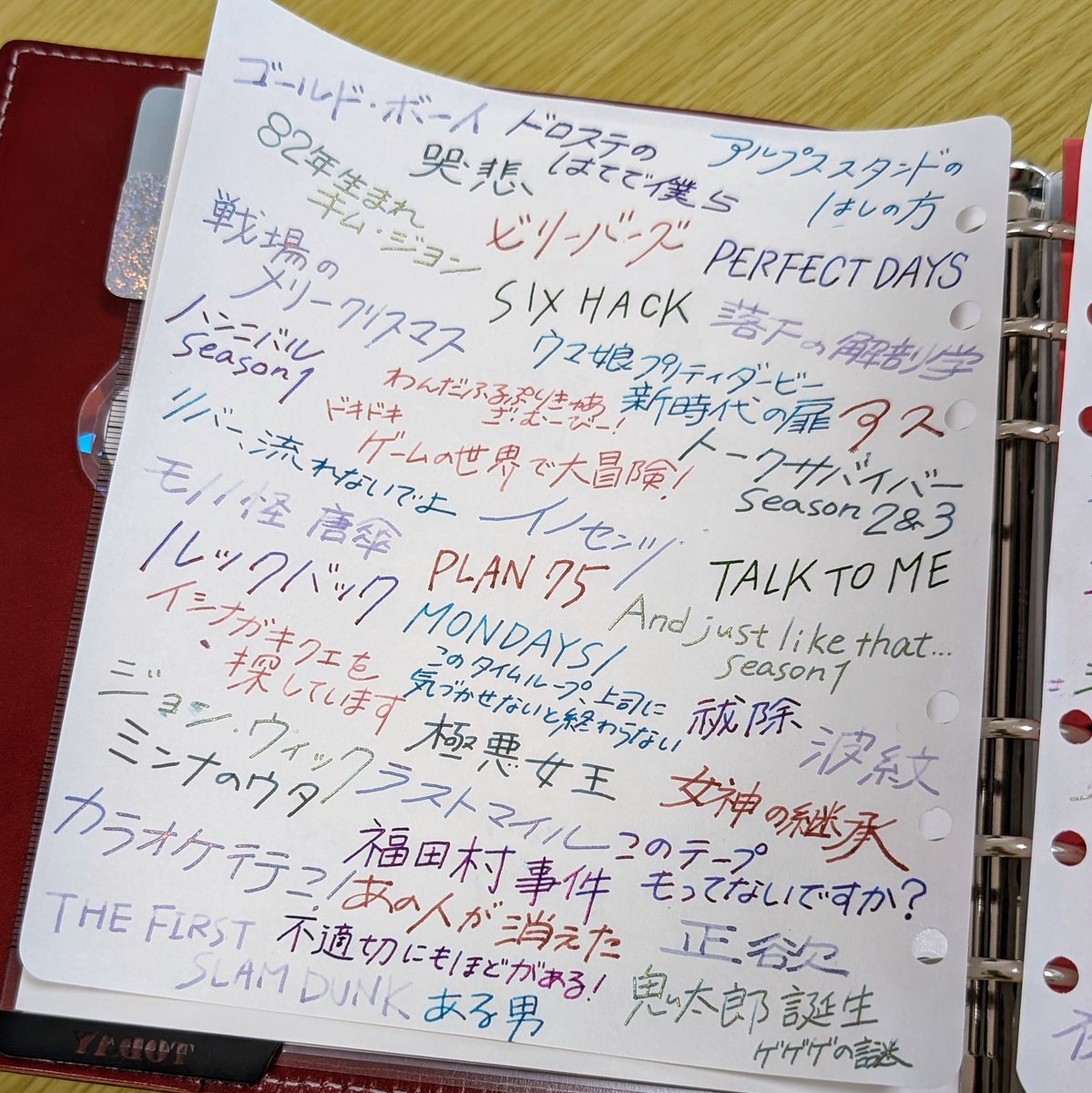 zeroco500ml's tweet image. 2025年の4月に入ったところでやっとこさ2024年に見た映画・ドラマ一覧！
こうして見ると、去年は一気に増えたな〜