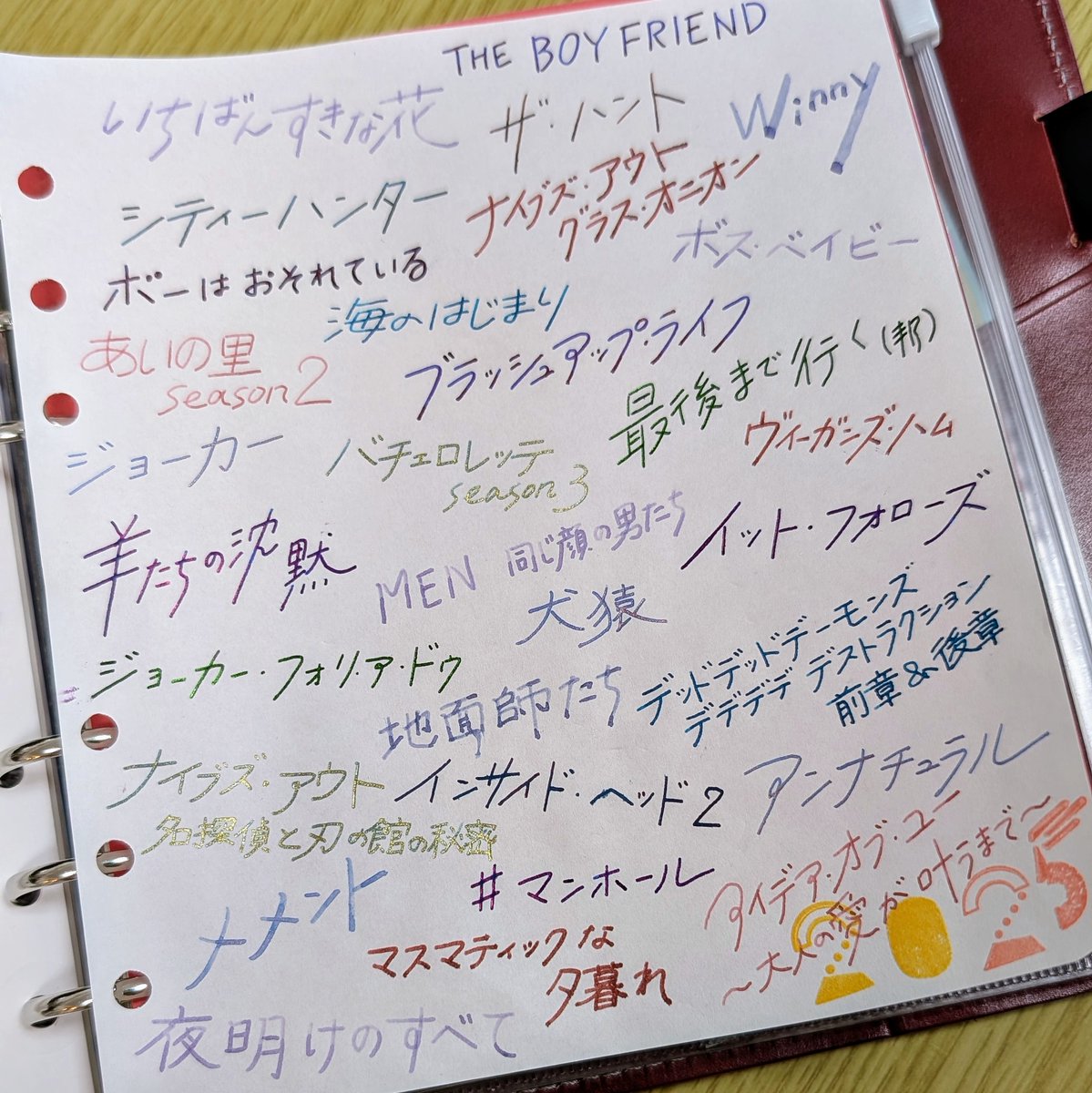 zeroco500ml's tweet image. 2025年の4月に入ったところでやっとこさ2024年に見た映画・ドラマ一覧！
こうして見ると、去年は一気に増えたな〜