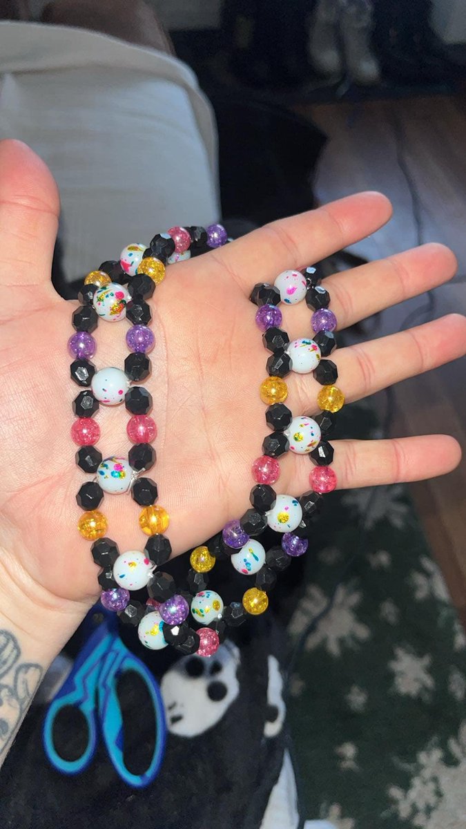 The new choker I made named
Jawbreaker