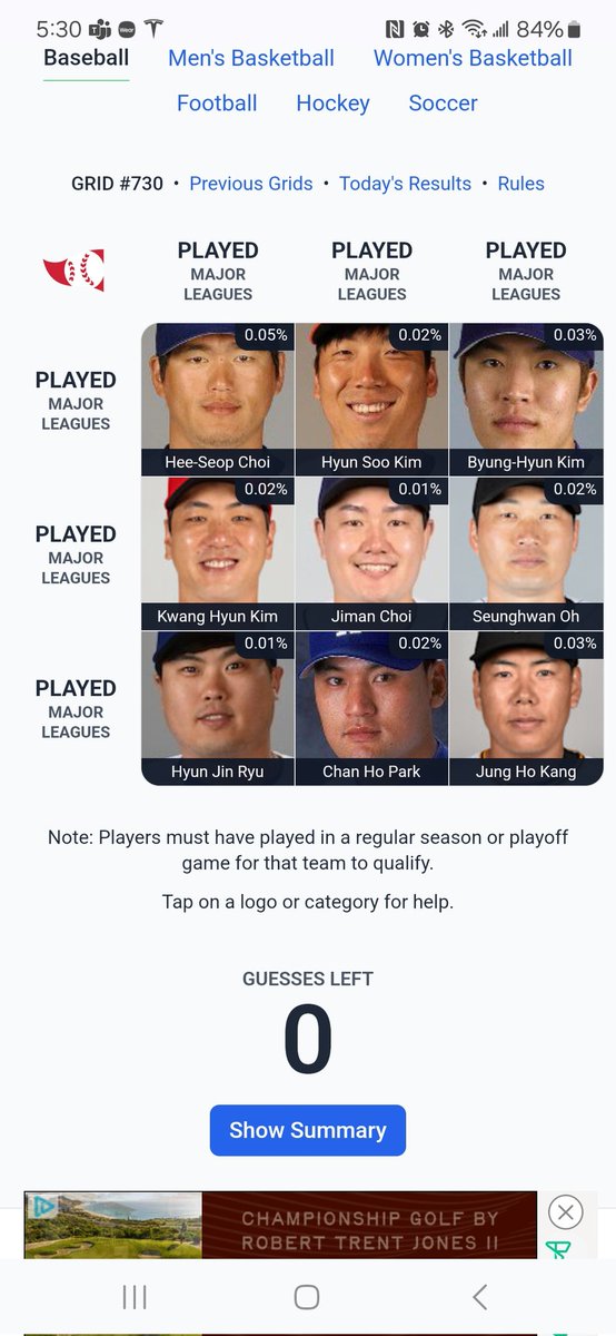 Dot_JSON_'s tweet photo. @MLB @immaculategrid @immaculategrid @KBO_ENG @MLB https://t.co/RXRfMM6M1c
