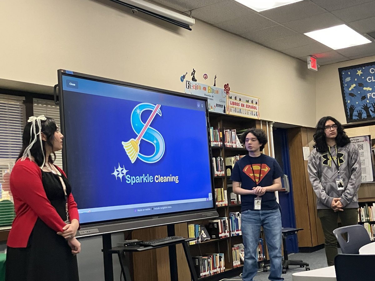 This week <a href="/LaPromesa_AISD/">La Promesa</a> our seniors presented their last socialstudies projects in front of administrators and parents. As part of their economics class, they had to create a business and many of their ideas were original and inspired! <a href="/AldineISD/">Aldine ISD</a> #AldineImpact
