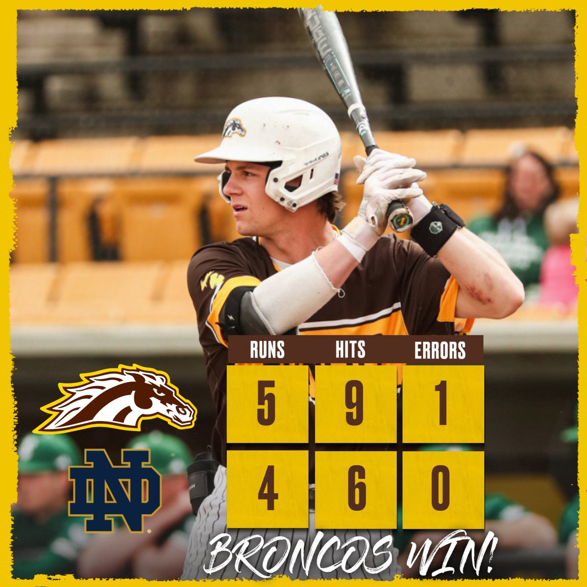 Western Michigan Baseball (@wmubaseball) on Twitter photo FLY THE FLAG!!! 🏴☠️🏴☠️🏴☠️ <a href="/jacob_gernon/">Jacob Gernon</a> induces a 1-2-3 double play to close out WMU's third straight victory over a Power Conference foe!
#BroncosReign FLY THE FLAG!!! 🏴☠️🏴☠️🏴☠️ <a href="/jacob_gernon/">Jacob Gernon</a> induces a 1-2-3 double play to close out WMU's third straight victory over a Power Conference foe!
#BroncosReign