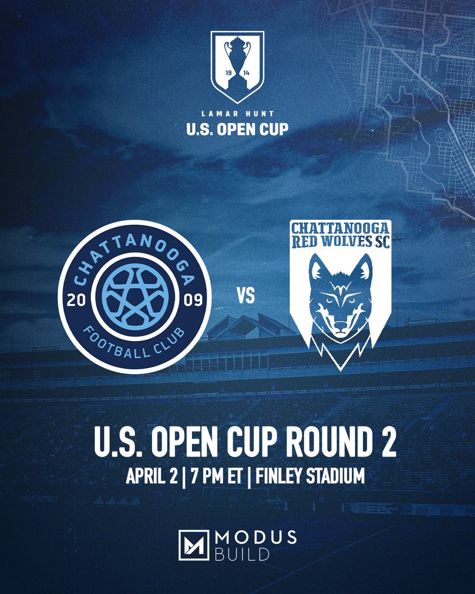 ChattanoogaFC's tweet photo. Save 30% or more when you purchase your @opencup tickets online before matchday. 🔵

Secure your spot: https://t.co/d9gpuWs2oi 🎟️ https://t.co/i3UD6ONVms