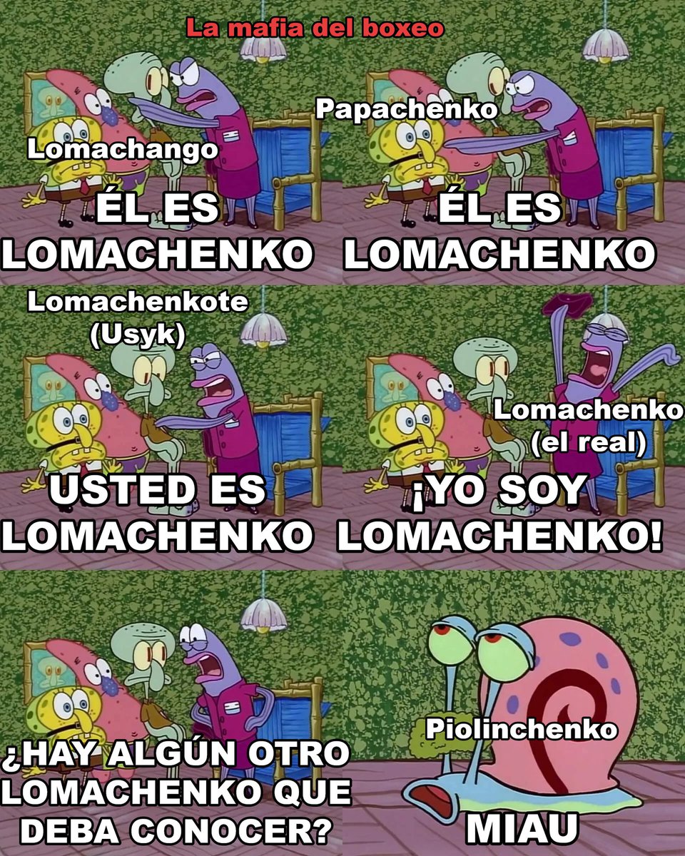 La lomachenkomanía está con todo <a href="/Naricesrotas/">Don Narices Rotas</a> 

#boxing #box #lomachenko