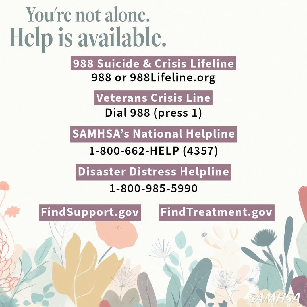 Reach out for help.