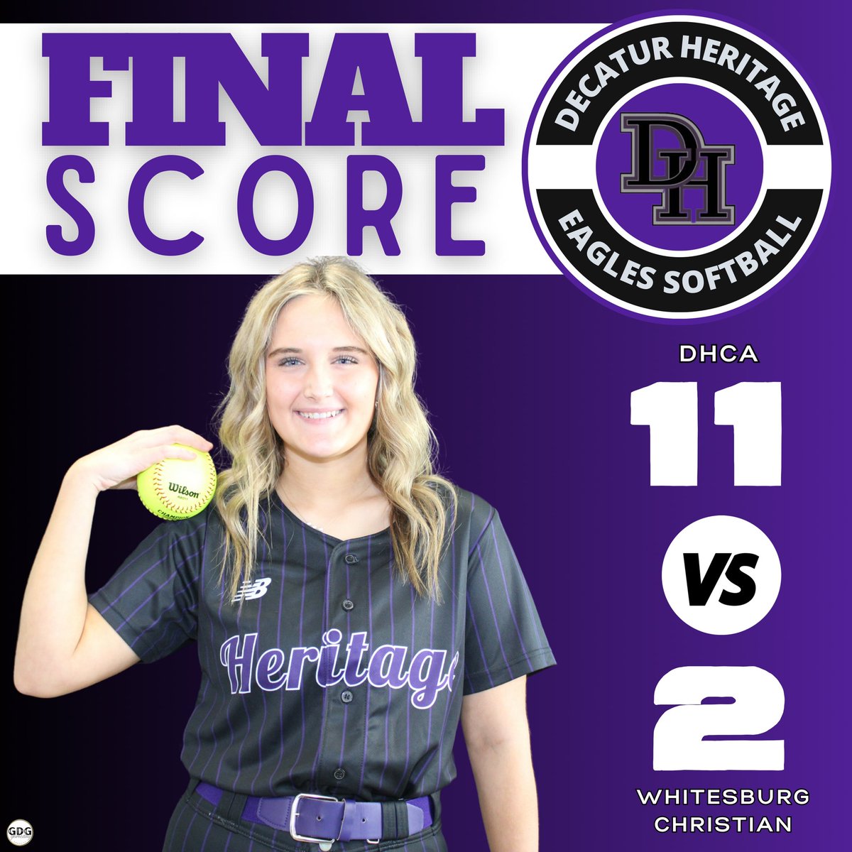 Congratulations Lady Eagles!! 💜🦅🥎 #7STRONG