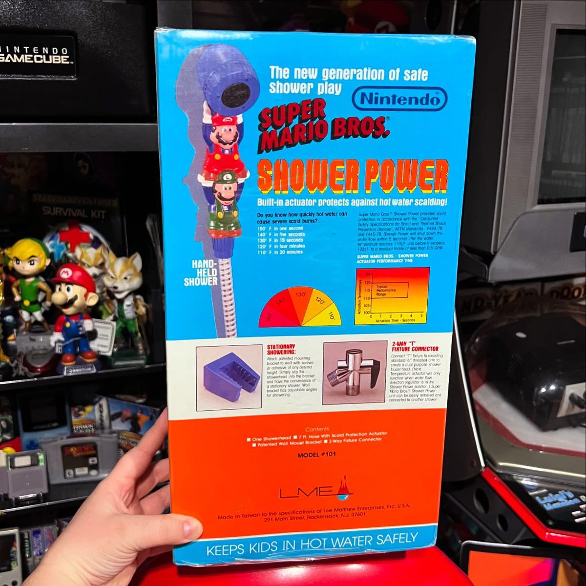 GamerAhmer's tweet photo. One of the coolest sealed Nintendo Oddities I own! Anyone remember these? #nintendo #nes #nintendoentertainmentsystem #videogames #retrogaming #gamer #gamerahmer #mario #luigi #supermariobros #nintendooddities #90s #80s #nostalgia #gameroom https://t.co/oQhUZifOjE