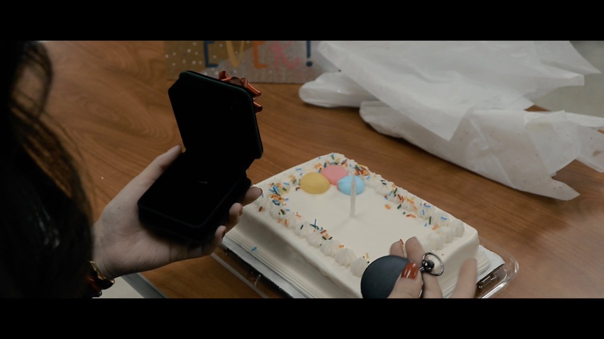 CTELFCISD's tweet image. Congrats to our AV Practicum students (and sisters!) Lorena & Mia Fortuna, for their Horror genre nomination at the 14th Annual Student Film Awards for their chilling short film The Gift! So proud of your talent and drive! #StudentFilmAwards #AVProud #WomenInFilm #CTE
