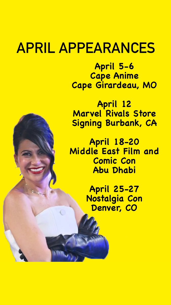 Here’s where you can find me in April: