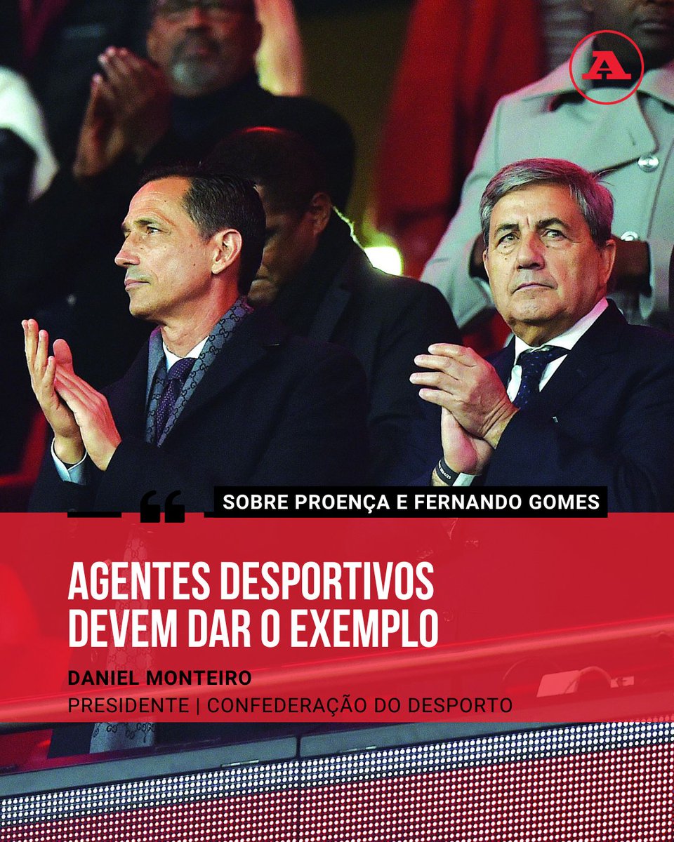abolapt's tweet photo. Daniel Monteiro, presidente da Confederação do Desporto, reagiu, em declarações a A BOLA, ao diferendo entre Pedro Proença e Fernando Gomes, presidentes de Federação Portuguesa de Futebol (FPF) e Comité Olímpico Português (COP), respetivamente.
 
#Proenca #FernandoGomes https://t.co/TGdj8zwmd6