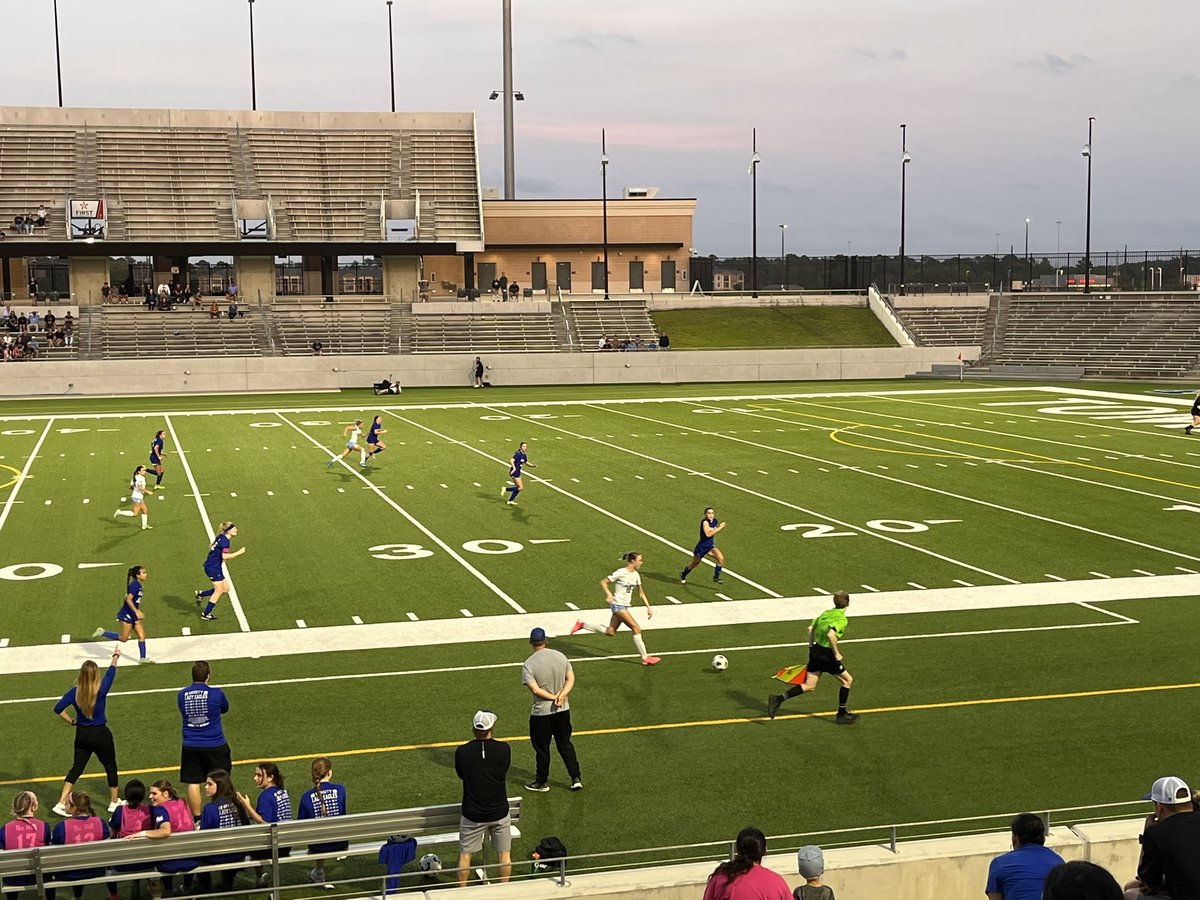 A beautiful night for the Regional Championship vs a tough Lake Creek team. BH up 2-1 at the half. Go Eagles…finish it up!