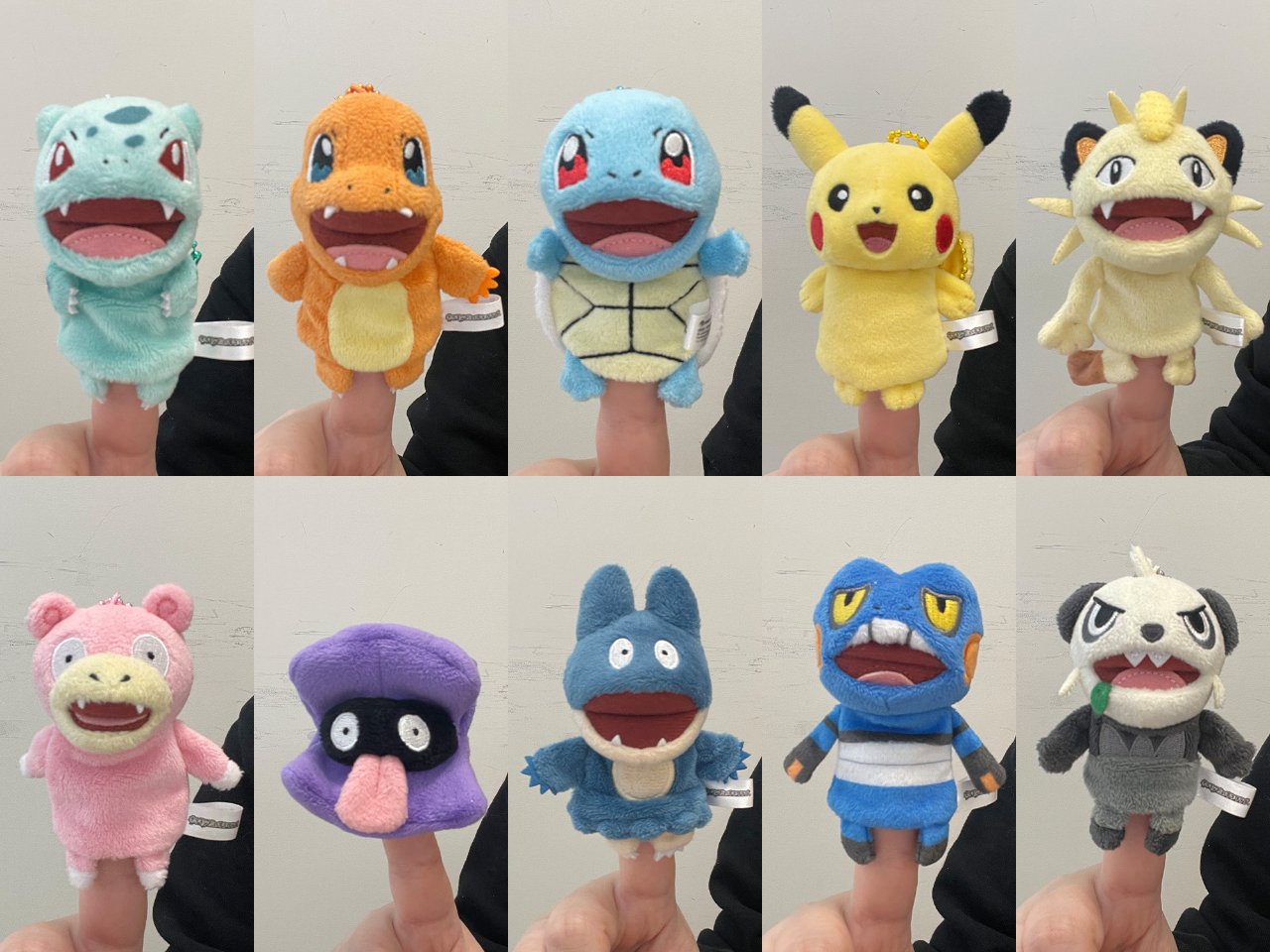 パペットぬいぐるみ パペモン ピカチュウ ゼニガメ｜Yahoo