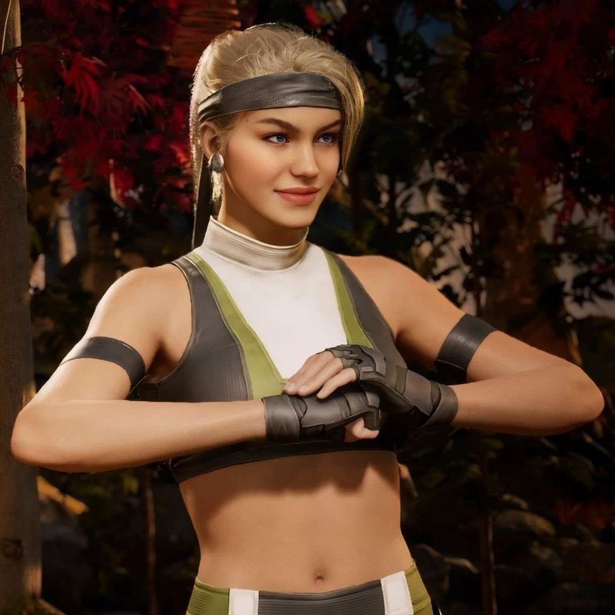 AnaidOliveira's tweet image. The Queen and First Lady of Mortal Kombat: #SONYABLADE 
💪👑❤️