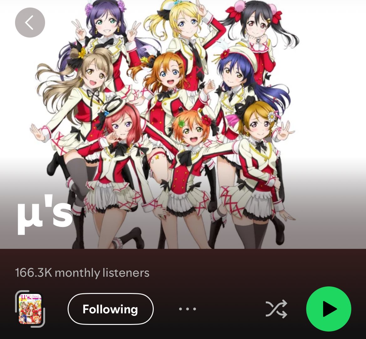 miraiplasma's tweet photo. They did it… AiScReam has surpassed μ's. But for how long? We’ll see. https://t.co/7eUZmRin2i