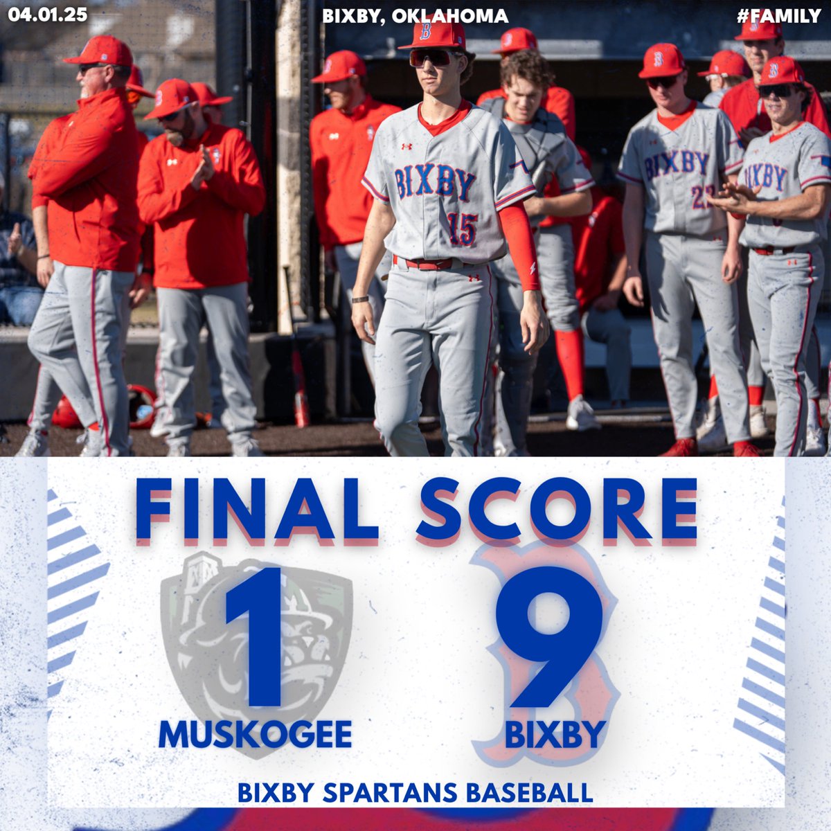 Bixby Spartans Baseball tweet media