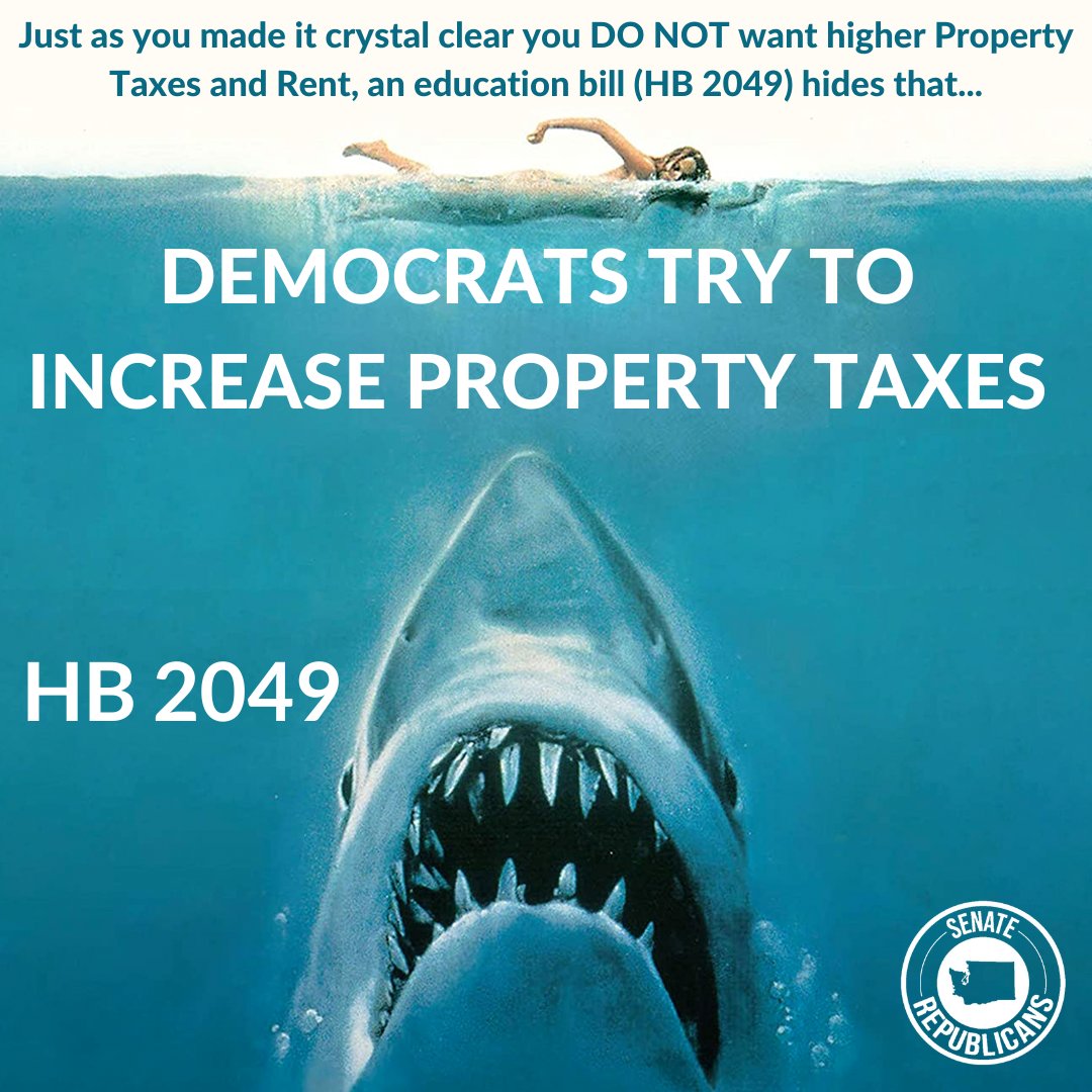 THERE THEY GO AGAIN!!! Legislative Democrats have repackaged their bill to allow triple the annual growth of property-tax rates (HB 1334). Now it’s disguised as an education bill (HB 2049) and scheduled for a hearing in the House Finance Committee this Thursday at 8:00 am.