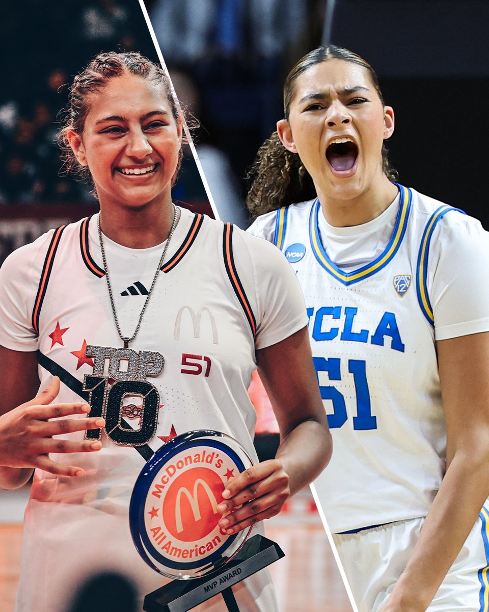 When you make the Final Four and your sister wins McDonald’s All American MVP 🔥

Sienna and Lauren Betts are having a great week 👏