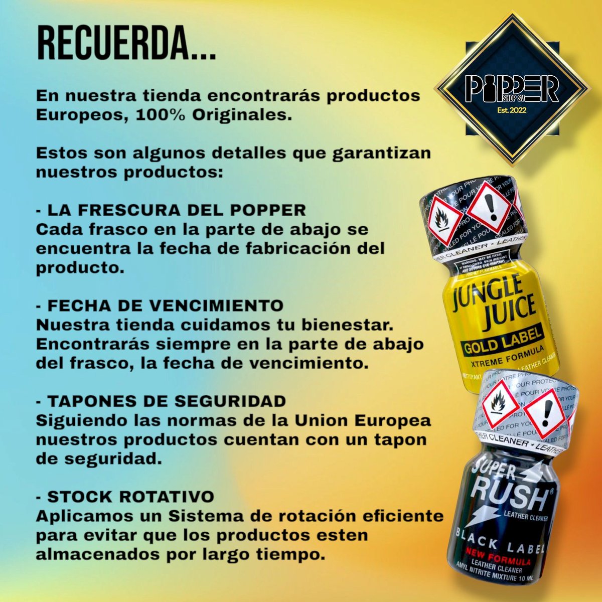 POPPERS SHOP SV (@poppers_sv) on Twitter photo 