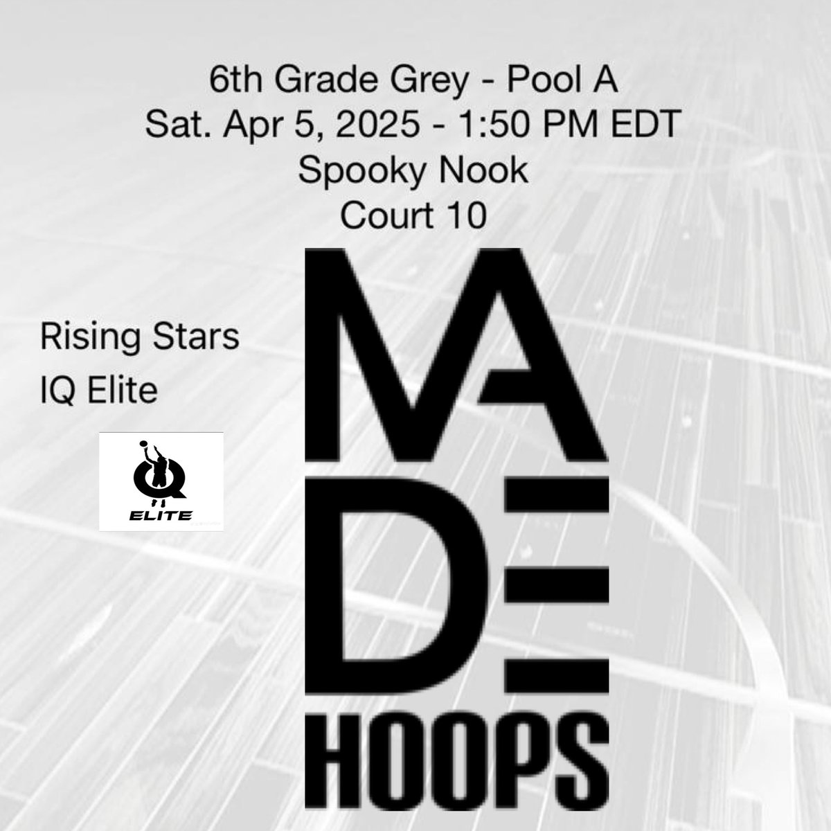 6th Grade team Made Hoops Schedule Revealed…

IQ5 Elite Youth Basketball Program #EmbraceTheGrind #EmbraceTheStage #DreamBig #LaFamilia