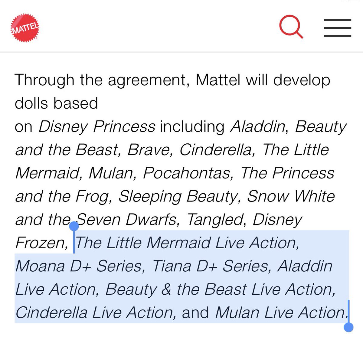 AxelMalibu's tweet image. Is Mattel finally exploring their live-action Disney Princess license?! 😱
