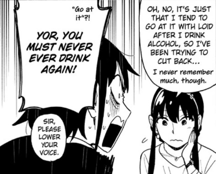 rosefortwilight's tweet photo. society need more spy x family mature jokes involving loid and yor because its always peak when that happen https://t.co/i2NoFKRH3r