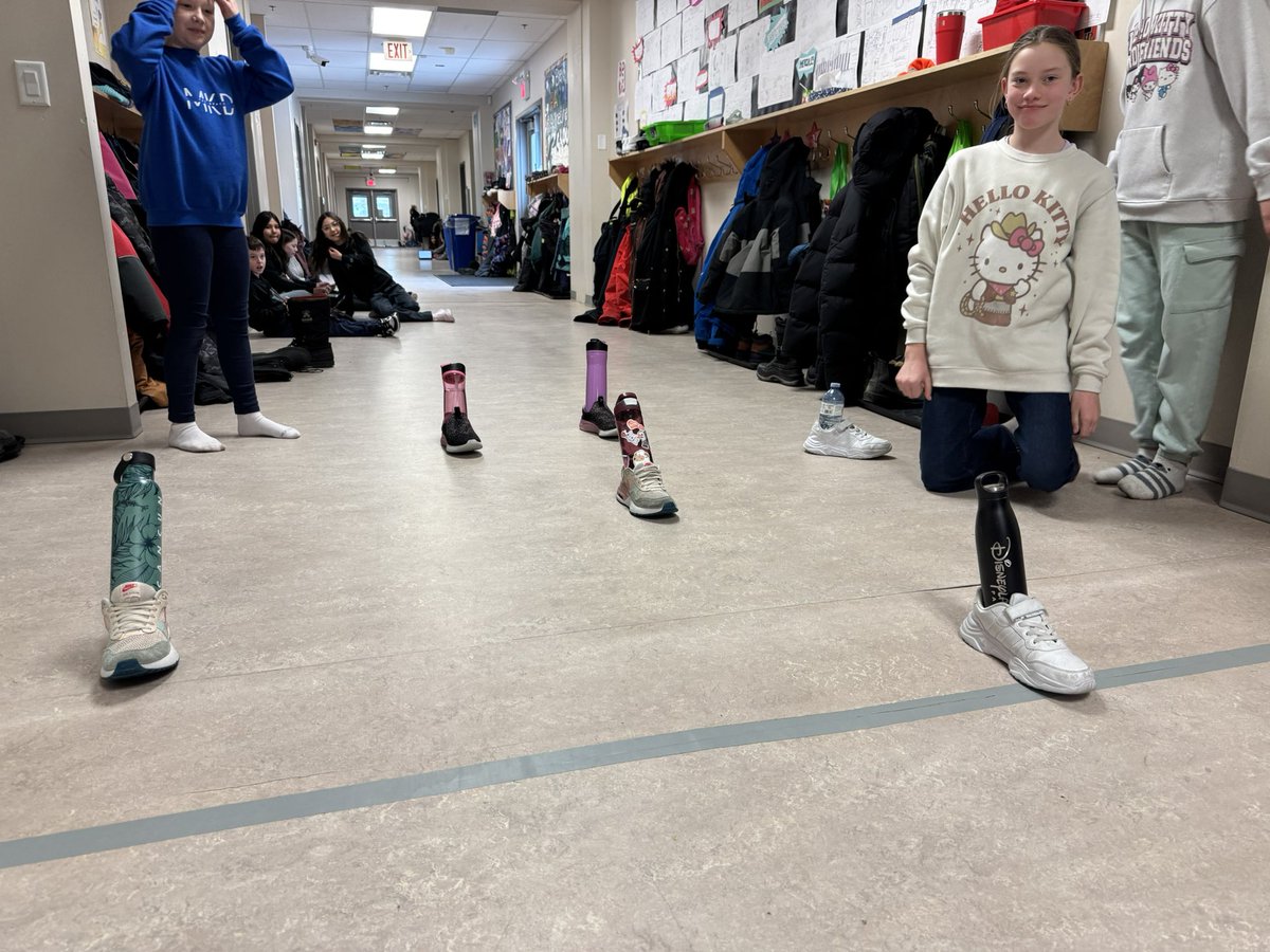 The grade 5 students at <a href="/WGHillElem/">WG Hill Elementary</a> told us that water was running in the halls today and they needed help - happy April Fools! 😆 <a href="/FMPSD/">Fort McMurray Public School Division</a>