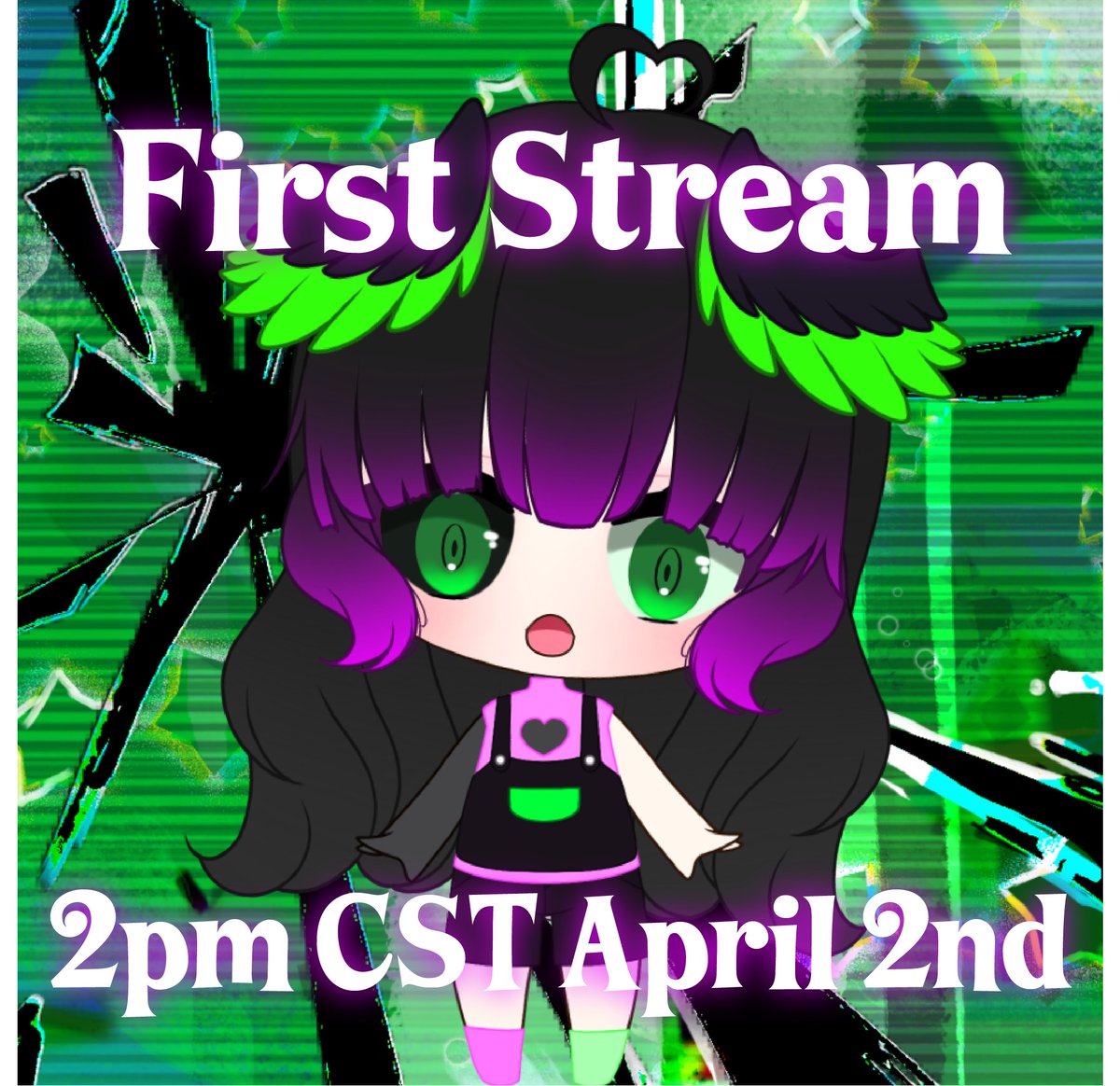 This is not a drill! I repeat this is not a drill!
Tomorrow at 2pm CST (April 2nd) I will be doing my first stream!
I'll be playing Stardew Valley WITH A TWIST! No crops!! Come find out how I do!

#vtuber