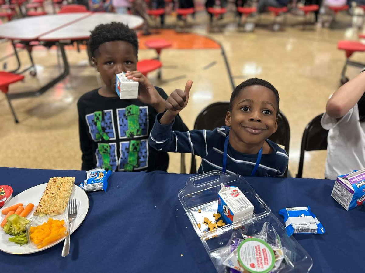 We celebrated our student Leaders of the Month with a fancy lunch.