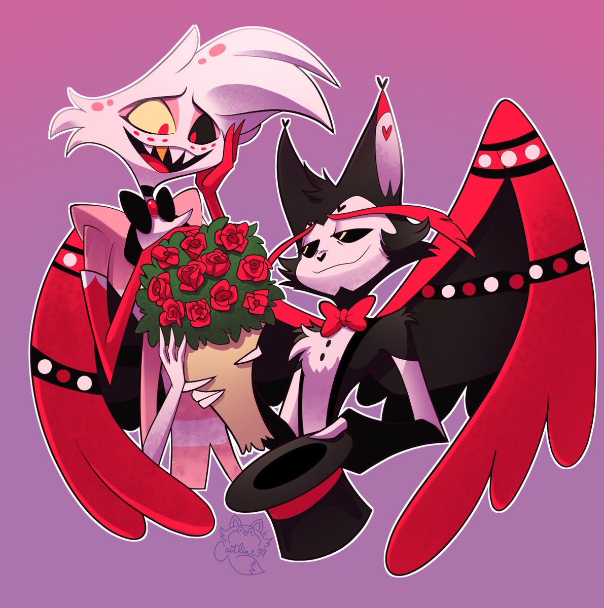 Quick something for the birthday boy 

#hazbinhotel #HazbinHotelAngelDust #hazbinhotelhusk #huskerdust