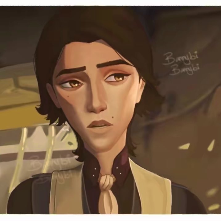 Bannybisemanal's tweet image. Someone told me that Fem Viktor looked like Winona Ryder
Arcane #jayvik