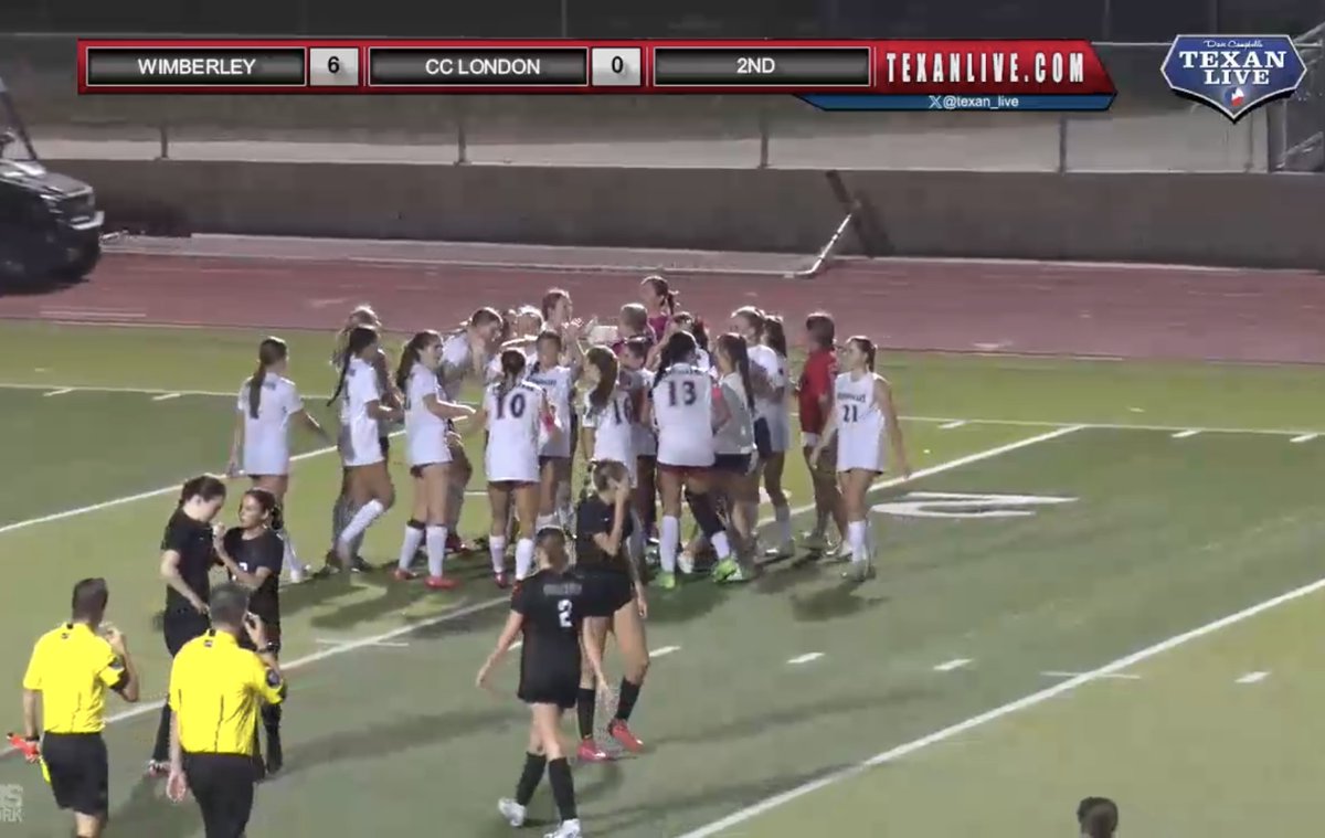 Wimberley ISD (@wimberleyisd) on Twitter photo For the FIRST TIME in school history the <a href="/LadyTexSoccer/">Wimberley Lady Texan Soccer</a> team has advanced to the STATE SEMIFINALS after a 6-0 win over CC London on Tuesday night. Way to go ladies!!
They’re not done yet! The Lady Texans will take on El Campo later this week in the 4A-II semis, details TBA soon. For the FIRST TIME in school history the <a href="/LadyTexSoccer/">Wimberley Lady Texan Soccer</a> team has advanced to the STATE SEMIFINALS after a 6-0 win over CC London on Tuesday night. Way to go ladies!!
They’re not done yet! The Lady Texans will take on El Campo later this week in the 4A-II semis, details TBA soon.