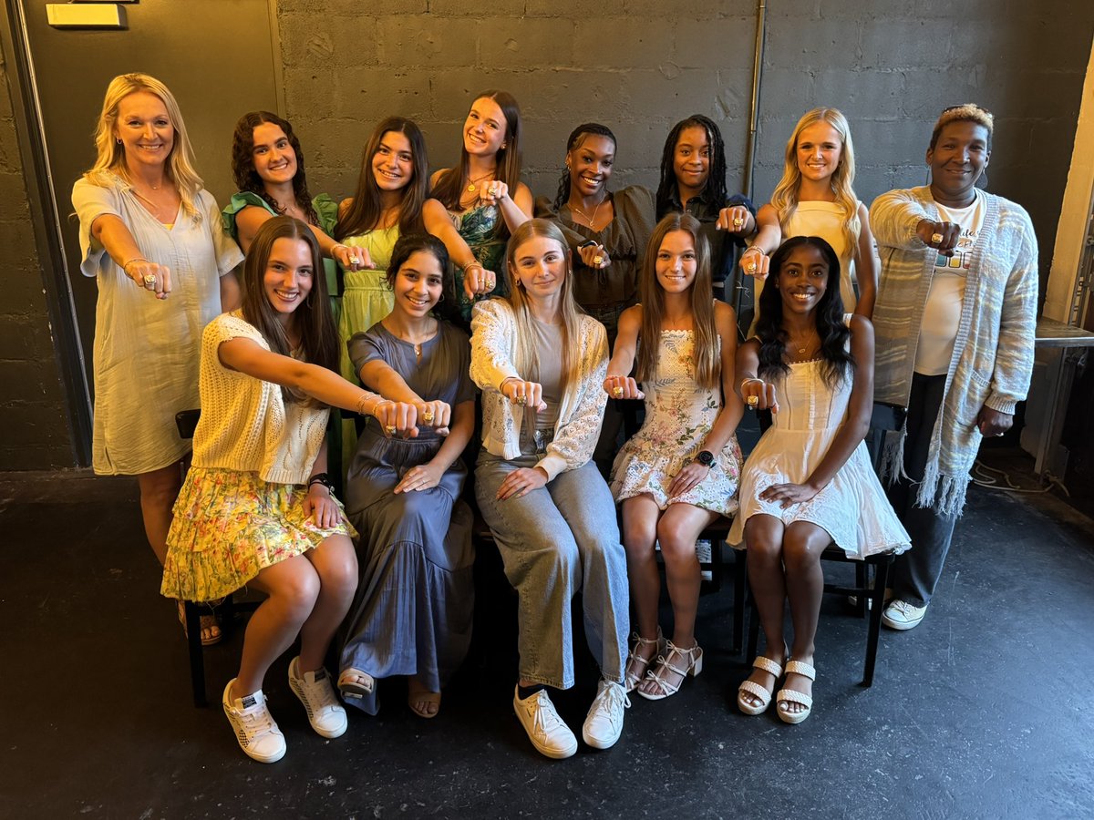 Tupelo XC Girls’ State Championship Ring Ceremony! We are so proud of these student-athletes! #RunningWave #GoWave