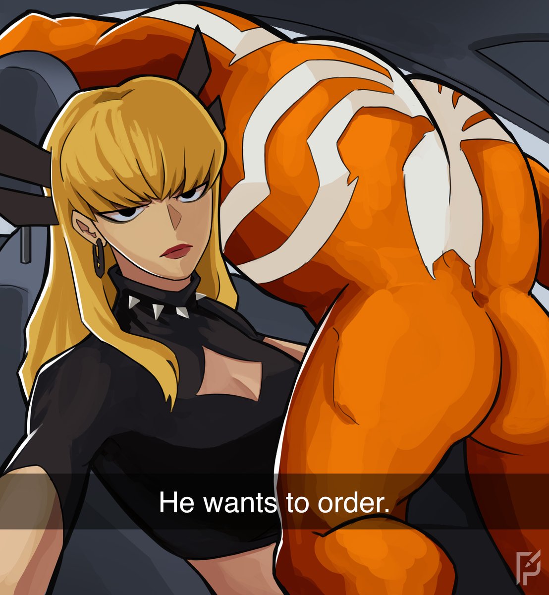 patcreates_'s tweet image. Excessive twerking will make you hungry.

#marvelrivals #venom #magik